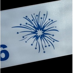 Echarpe en satin - Texte Flex (Résistant au lavage)