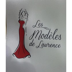Echarpe en satin - Texte Flex (Résistant au lavage)