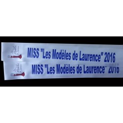 Echarpe de miss personnalisée - Envoi sous 24h