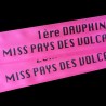 Echarpe de miss personnalisée - Envoi sous 24h