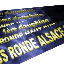 Echarpe de miss personnalisée - Envoi sous 24h