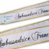 Echarpe de miss personnalisée - Envoi sous 24h