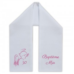 Etole écharpe de baptème personnalisée. 19,90€ tout compris
