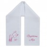 Etole écharpe de baptème personnalisée. 19,90€ tout compris
