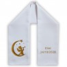 Etole écharpe de baptème personnalisée. 19,90€ tout compris