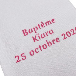 Etole écharpe de baptème personnalisée. 19,90€ tout compris