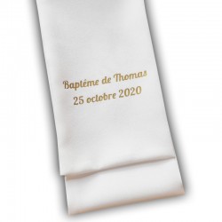 Etole écharpe de baptème personnalisée. 19,90€ tout compris